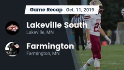 Recap: Lakeville South  vs. Farmington  2019