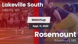 Matchup: Lakeville South vs. Rosemount  2020