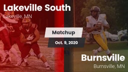 Matchup: Lakeville South vs. Burnsville  2020