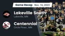 Recap: Lakeville South  vs. Centennial  2023
