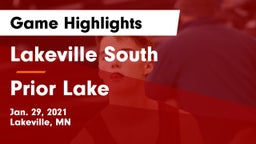 Lakeville South  vs Prior Lake  Game Highlights - Jan. 29, 2021