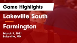 Lakeville South  vs Farmington  Game Highlights - March 9, 2021