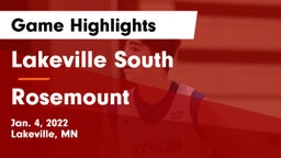 Lakeville South  vs Rosemount  Game Highlights - Jan. 4, 2022