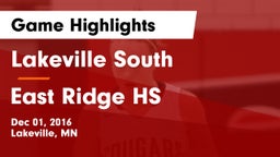 Lakeville South  vs East Ridge HS Game Highlights - Dec 01, 2016