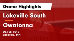 Lakeville South  vs Owatonna  Game Highlights - Dec 08, 2016