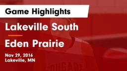 Lakeville South  vs Eden Prairie  Game Highlights - Nov 29, 2016