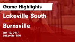 Lakeville South  vs Burnsville Game Highlights - Jan 10, 2017