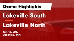 Lakeville South  vs Lakeville North Game Highlights - Jan 13, 2017