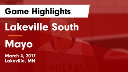 Lakeville South  vs Mayo  Game Highlights - March 4, 2017