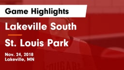 Lakeville South  vs St. Louis Park  Game Highlights - Nov. 24, 2018