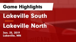 Lakeville South  vs Lakeville North  Game Highlights - Jan. 25, 2019