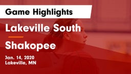Lakeville South  vs Shakopee Game Highlights - Jan. 14, 2020