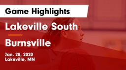 Lakeville South  vs Burnsville  Game Highlights - Jan. 28, 2020