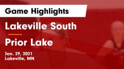 Lakeville South  vs Prior Lake Game Highlights - Jan. 29, 2021