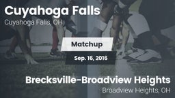 Matchup: Cuyahoga Falls High vs. Brecksville-Broadview Heights  2016