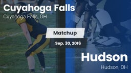 Matchup: Cuyahoga Falls High vs. Hudson  2016