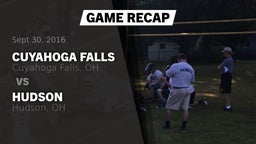 Recap: Cuyahoga Falls  vs. Hudson  2016