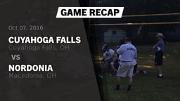 Recap: Cuyahoga Falls  vs. Nordonia  2016