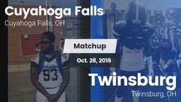 Matchup: Cuyahoga Falls High vs. Twinsburg  2016