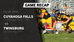 Recap: Cuyahoga Falls  vs. Twinsburg  2016