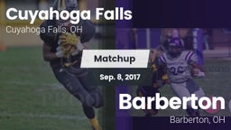Matchup: Cuyahoga Falls High vs. Barberton  2017