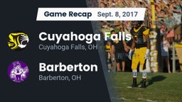 Recap: Cuyahoga Falls  vs. Barberton  2017