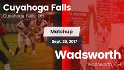 Matchup: Cuyahoga Falls High vs. Wadsworth  2017