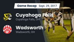 Recap: Cuyahoga Falls  vs. Wadsworth  2017