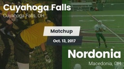 Matchup: Cuyahoga Falls High vs. Nordonia  2017