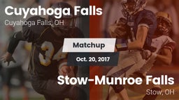 Matchup: Cuyahoga Falls High vs. Stow-Munroe Falls  2017