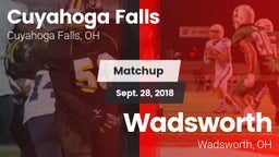 Matchup: Cuyahoga Falls High vs. Wadsworth  2018