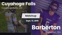 Matchup: Cuyahoga Falls High vs. Barberton  2019
