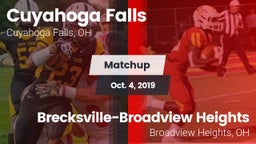 Matchup: Cuyahoga Falls High vs. Brecksville-Broadview Heights  2019