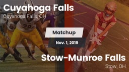 Matchup: Cuyahoga Falls High vs. Stow-Munroe Falls  2019