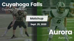 Matchup: Cuyahoga Falls High vs. Aurora  2020