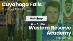 Matchup: Cuyahoga Falls High vs. Western Reserve Academy 2020