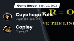 Recap: Cuyahoga Falls  vs. Copley  2023