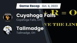 Recap: Cuyahoga Falls  vs. Tallmadge  2023