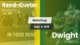 Matchup: Reed-Custer High vs. Dwight  2019
