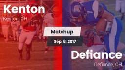 Matchup: Kenton  vs. Defiance  2017