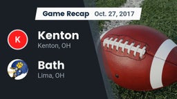 Recap: Kenton  vs. Bath  2017