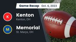 Recap: Kenton  vs. Memorial  2023