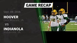 Recap: Hoover  vs. Indianola  2016