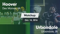 Matchup: Hoover  vs. Urbandale  2016