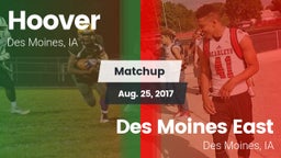 Matchup: Hoover  vs. Des Moines East  2017