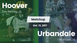 Matchup: Hoover  vs. Urbandale  2017