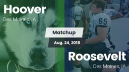 Matchup: Hoover  vs. Roosevelt  2018