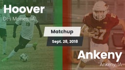 Matchup: Hoover  vs. Ankeny  2018