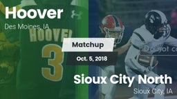 Matchup: Hoover  vs. Sioux City North  2018