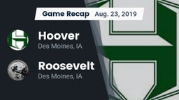 Recap: Hoover  vs. Roosevelt  2019